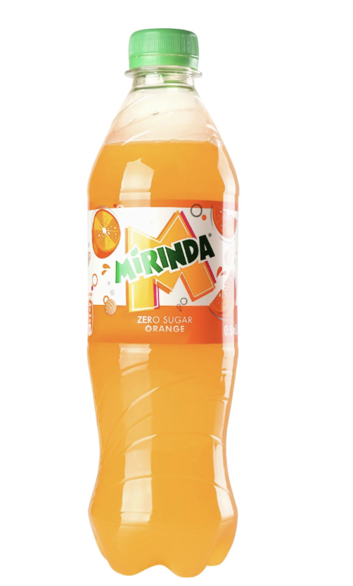 Напій сильногаз. Mirinda Orange Zero Sugar 0.5 л ПЕТ
